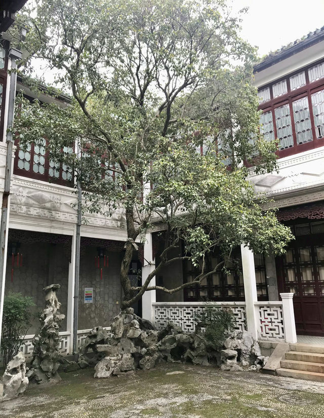 蘇州圖書館裡的“天香小築”
