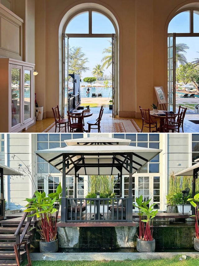 蘭卡威The Danna酒店的漂浮早餐、海邊瑜伽好讚！