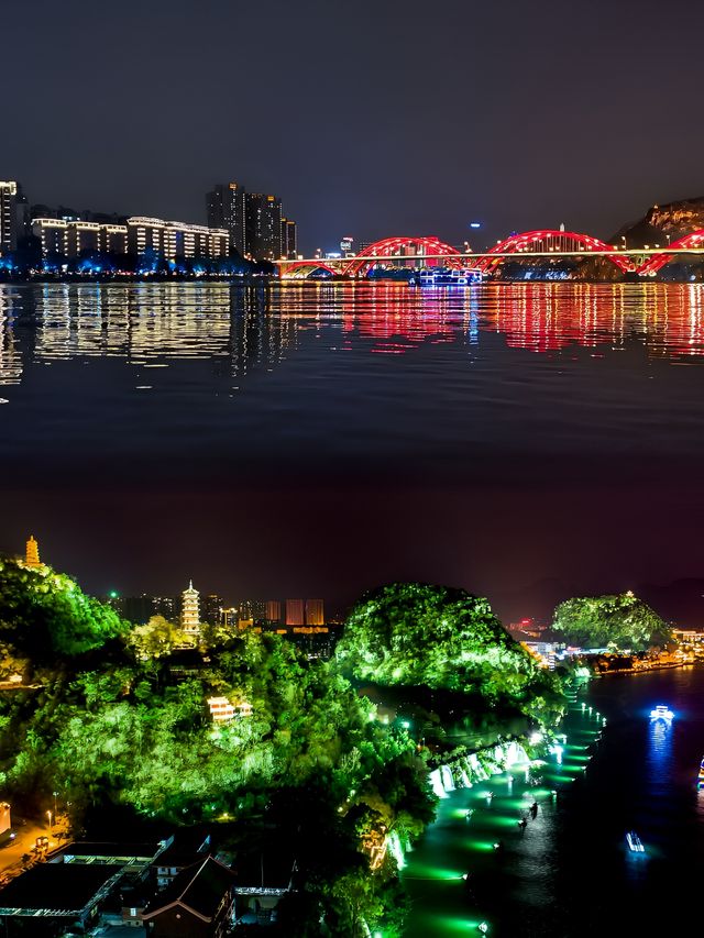 春天不「柳」走，夜景美如畫