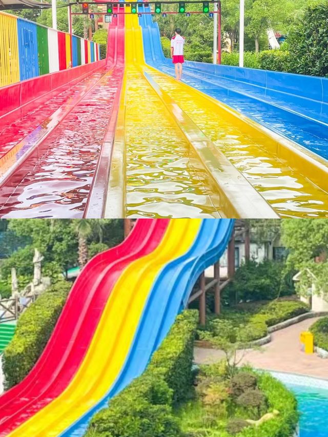 浙江安吉歡樂風暴水樂園，溜娃好去處
