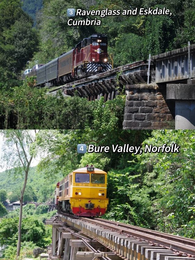 🇬🇧 UK Vintage Country Train Routes Recommendation 🚞 