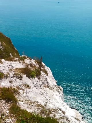 See the white cliffs and you'll see home - the White Cliffs of Dover.