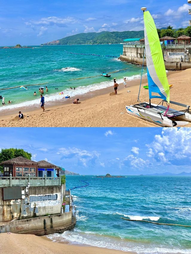 比桔釣沙更美的玻璃海市區公交直達免費。