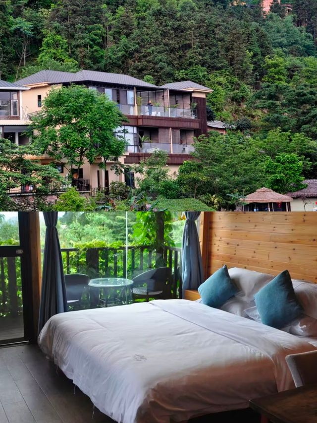 住在上林大明山海拔300米的秘境山谷裡。