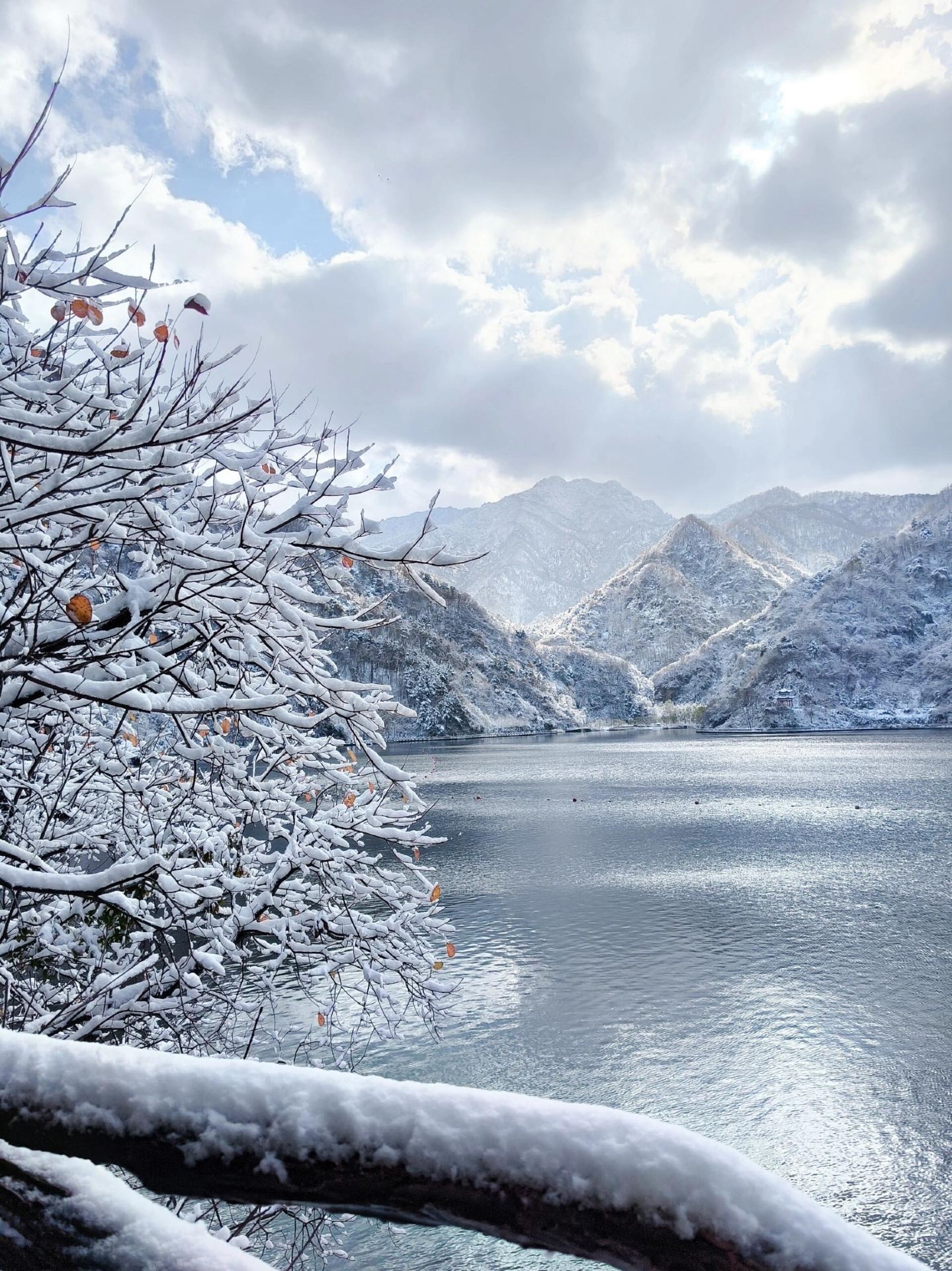 西安翠華山｜絶景の雪景色。