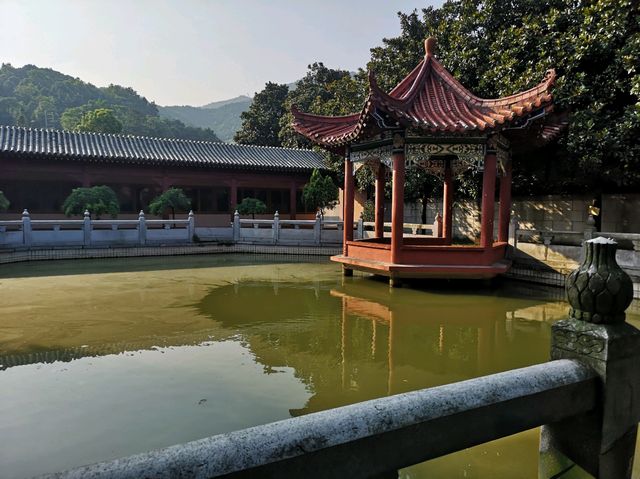 沒有遊客的寺院（黃梅）
