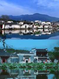 【宏村，水墨畫裡的世外桃源】