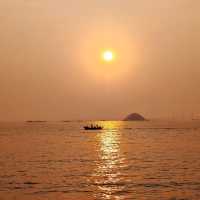 珠海燈塔下的愛情郵局，邂逅落日餘暉