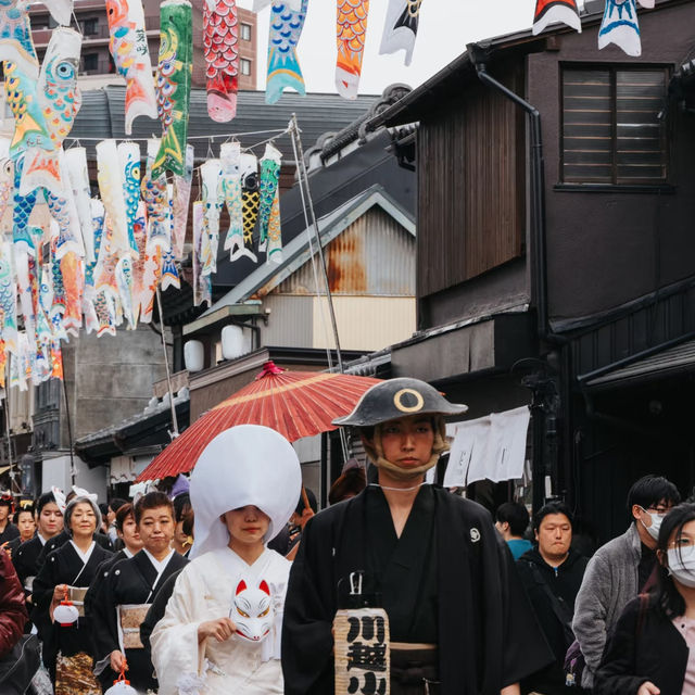 東京日常｜川越賞櫻與狐狸娶親