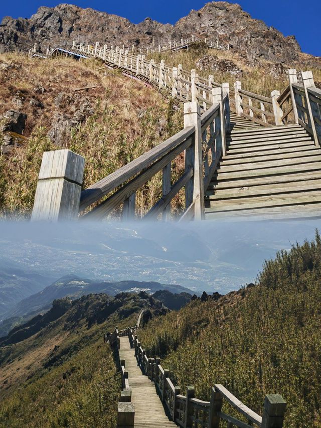 五月出行徒步打卡雲南“雲端新西蘭”節基坪