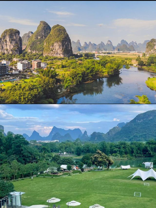 住進陽朔山水畫卷，邂逅遇源景舍