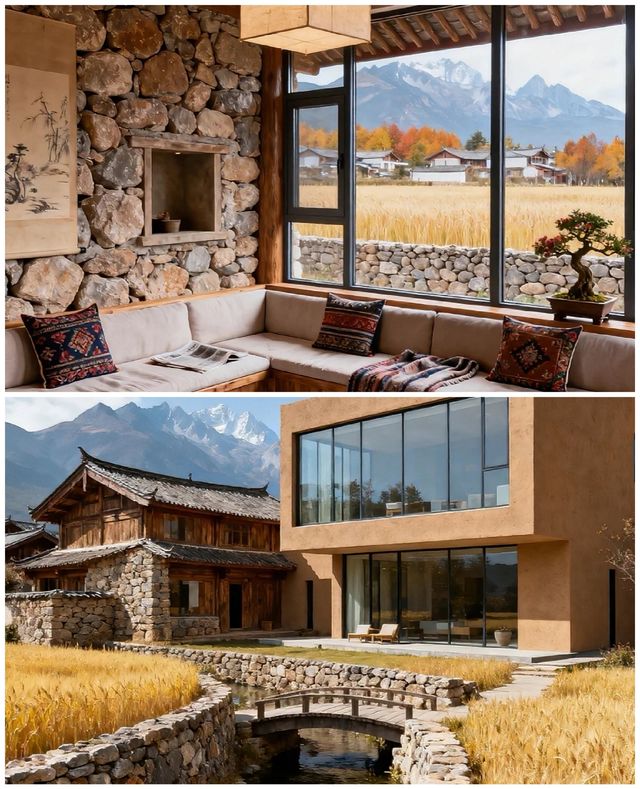 納西村落邊，和閨蜜一起去看日出