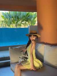 在版納告莊星光夜市的喧囂旁，竟藏著這樣一處靜謐花園