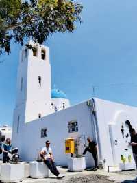 打卡希臘聖托裡尼島啦!!