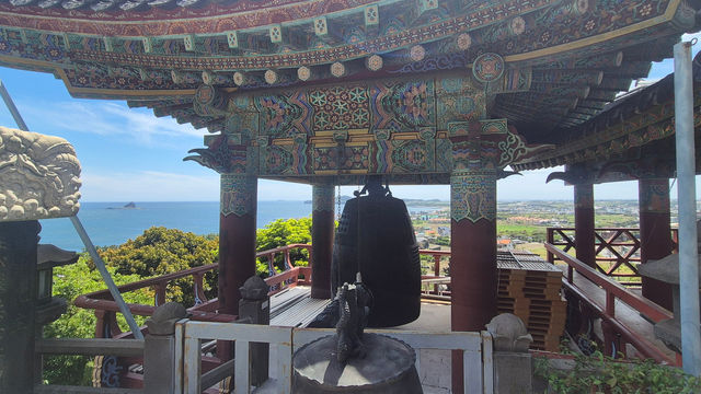 A Temple with Stunning Sea Views