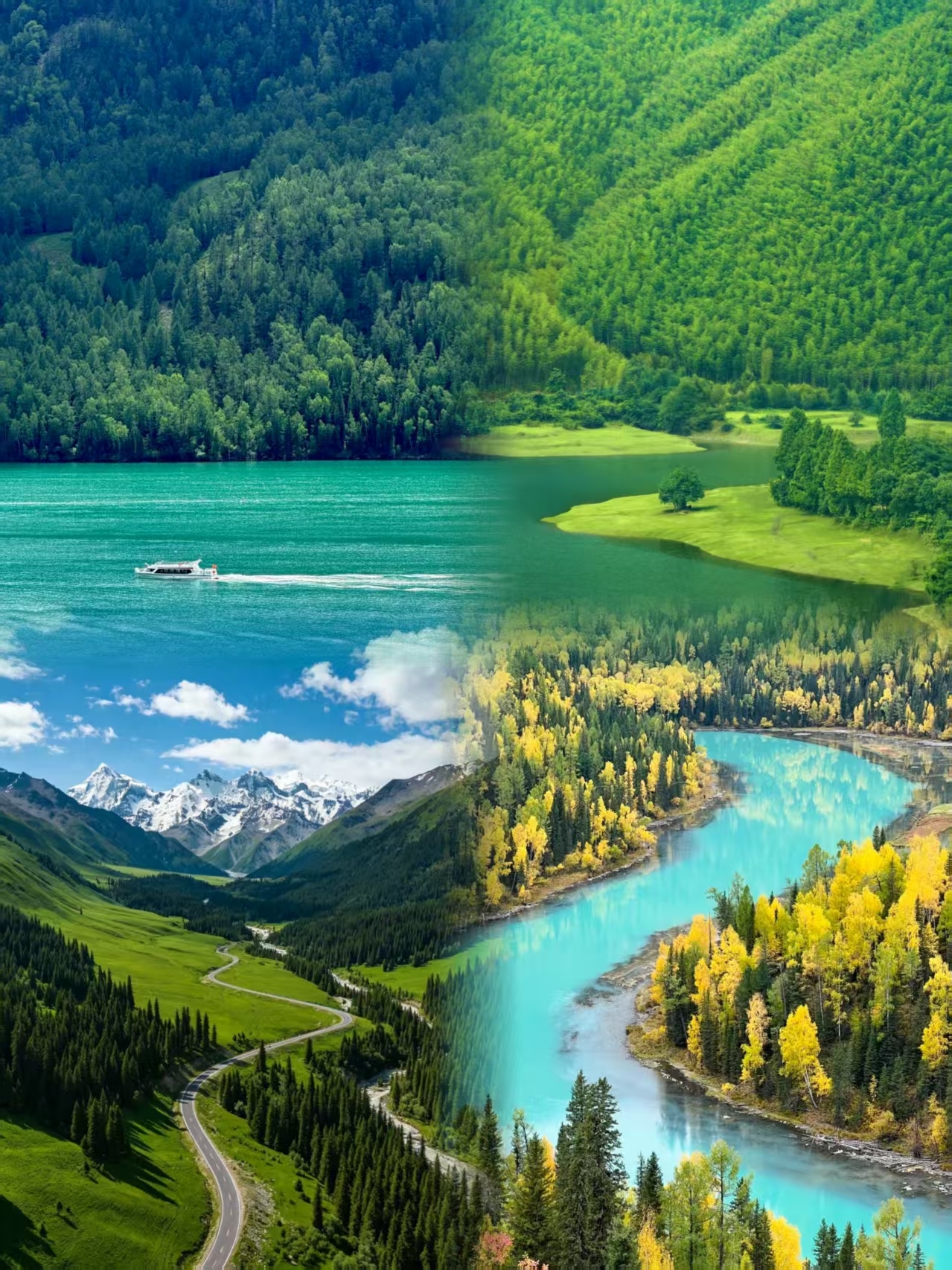 2h from Zhengzhou! Comparable to Xinjiang, like Switzerland, this is the Henan version of Altay
