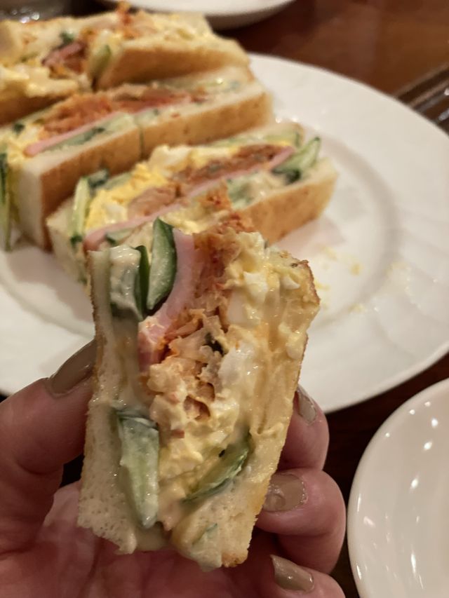 クセになる味‼︎キムチサンド