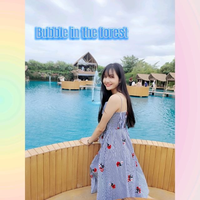 คาเฟ่ย่านศาลายา BUBBLE IN THE FOREST 🍹🍰