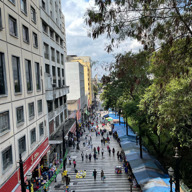 Exploring downtown São Paulo