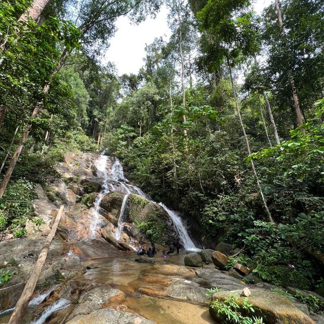 Beautiful Waterfall along Rawang Highway