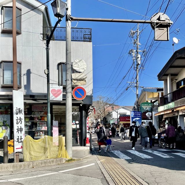 旧軽井沢銀座の街並み