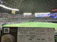 福岡・百道浜。『福岡PayPayドーム』で野球観戦。