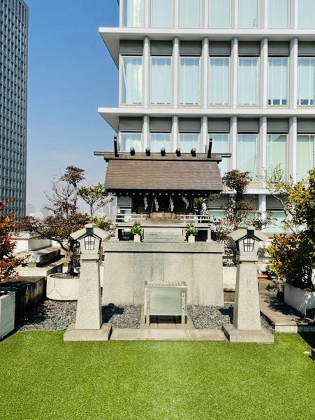 【東京都/航空神社】ビルの屋上にある空の守り神