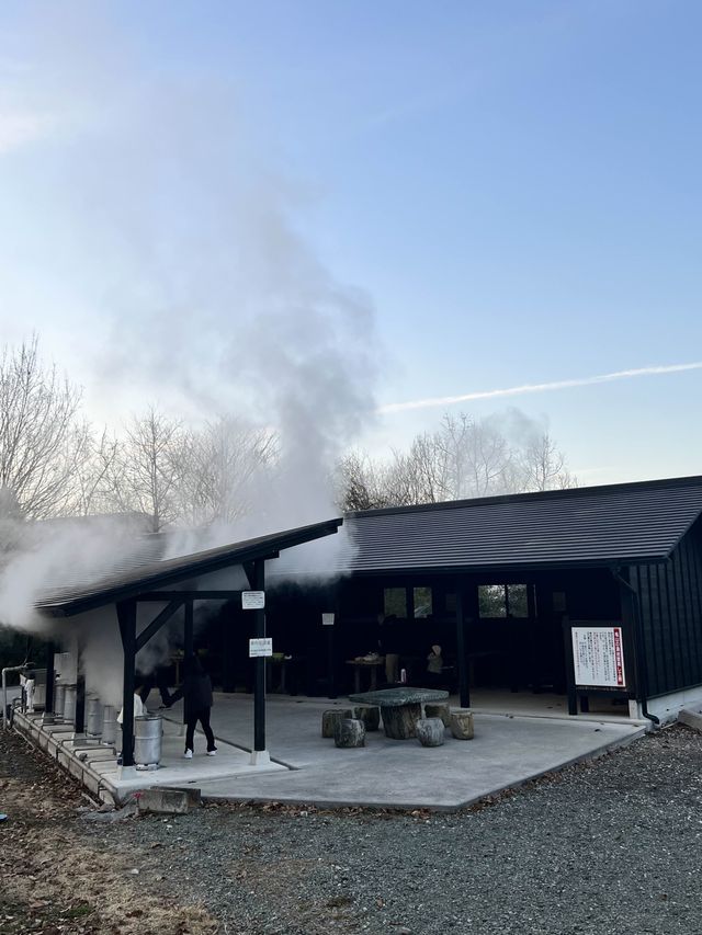 熊本/小国町　温泉の蒸気を利用した地獄蒸しが美味しすぎる‼︎🥚♨️
