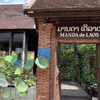 A romantic restaurant with lily pond