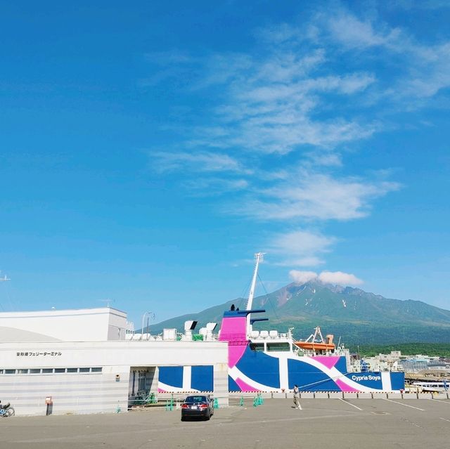 利尻島　沓形港フェリーターミナル