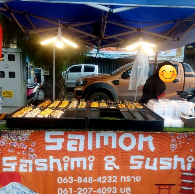 🍣 ซูชิ ราคาประหยัด @ ตลาดโคยกี๊ ราชบุรี