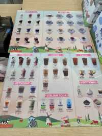 นมชมพูเย็น หวานอร่อยที่ Milk Land 