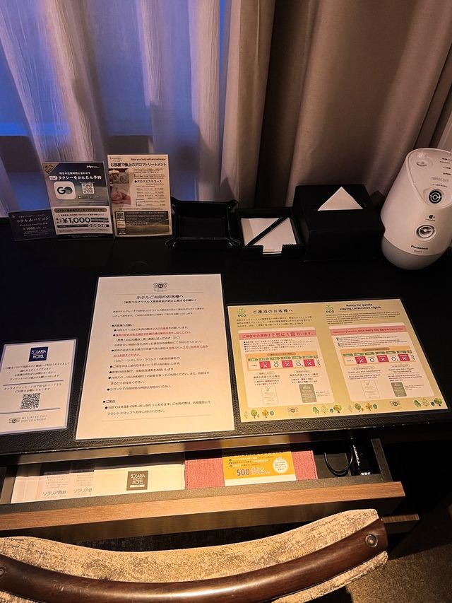 入住購物地區銀座索拉里亞西鐵飯店🏨