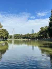 深圳休閑後花園😜前海公園❤️感受天晴好天氣‼️