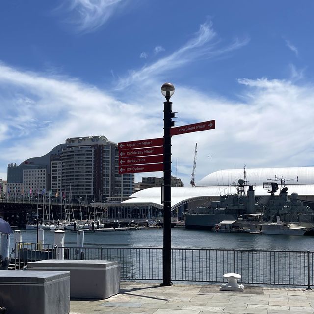 Stunning Darling Harbour from the bridge