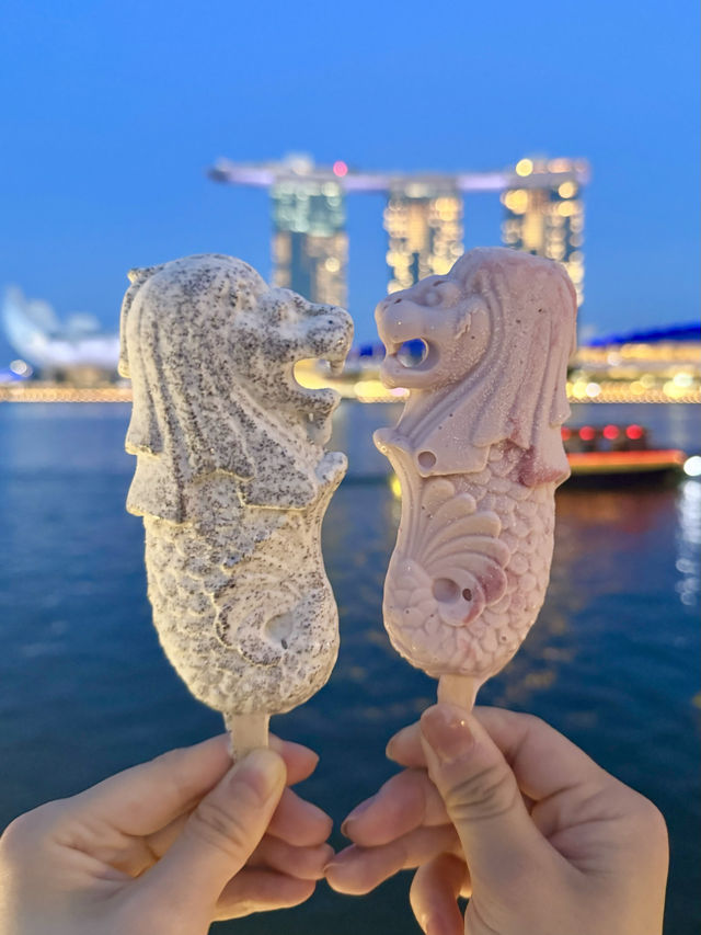 【シンガポール】写真映え間違いなし！せっかく行くなら食べたい、マーライオンアイスキャンディ