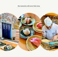 「根室花丸迴轉壽司：頂級壽司店，獨特魅力」