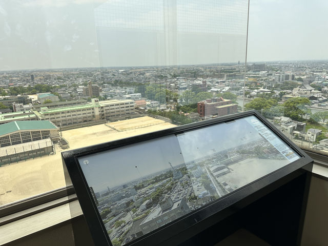佐賀県佐賀市。佐賀県庁新館の最上階にある展望ホール『SAGA360』