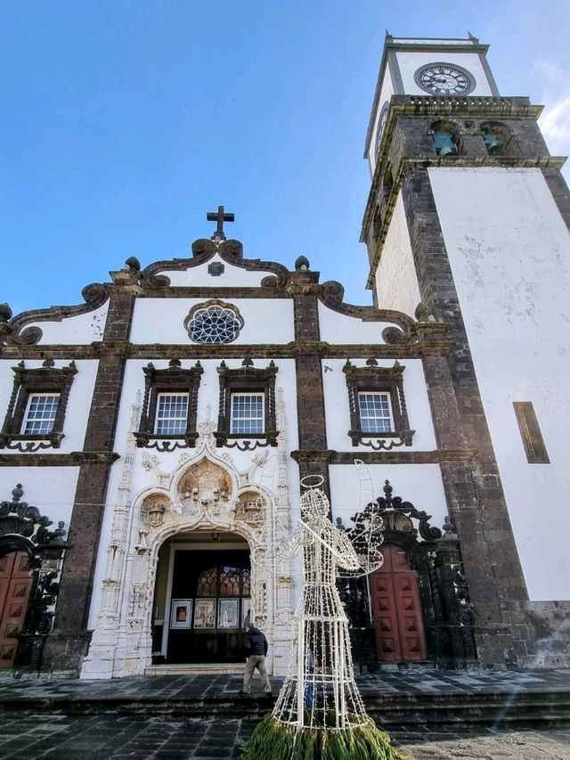 🇵🇹 Beautiful Gothic-style Church in Ponta Delgada 
