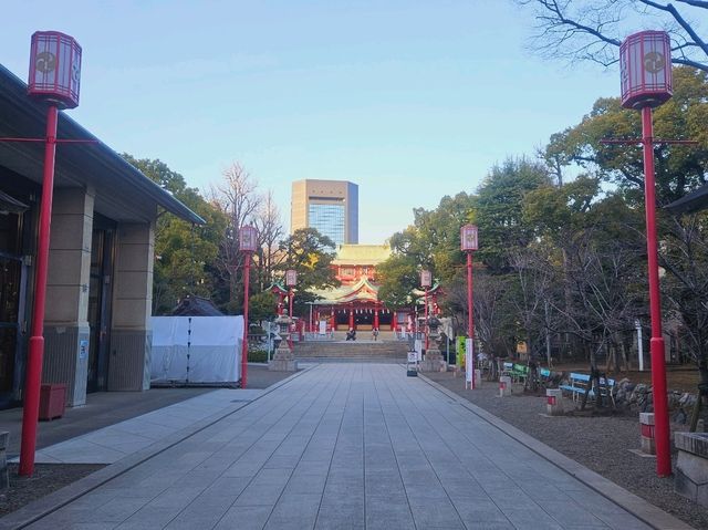 The visit to Tomioka Hachiman Shrine