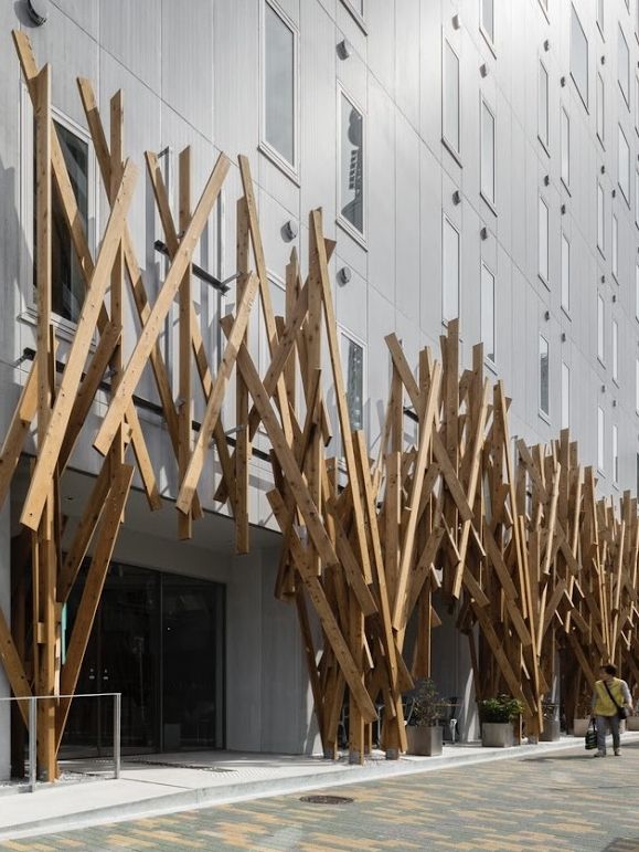 日本東京｜晴空塔下的木系設計酒店 由日本著名建築大師隈研吾監製