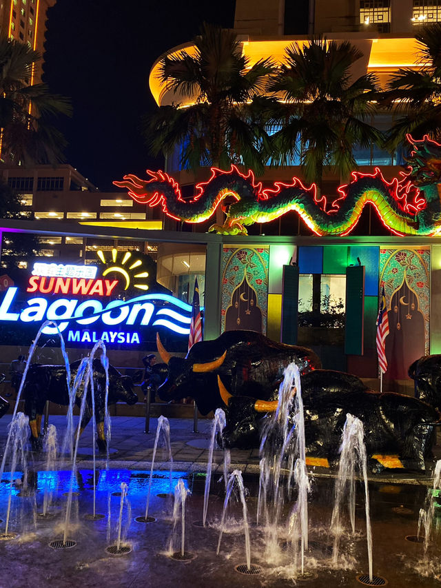 Not just Kuala Lumpur, Sunway is also lively at night 🎠
