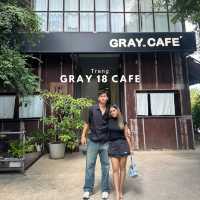 ร้านกาแฟใจกลางเมืองตรังดีไซน์เก๋ GRAY 18 CAFE’