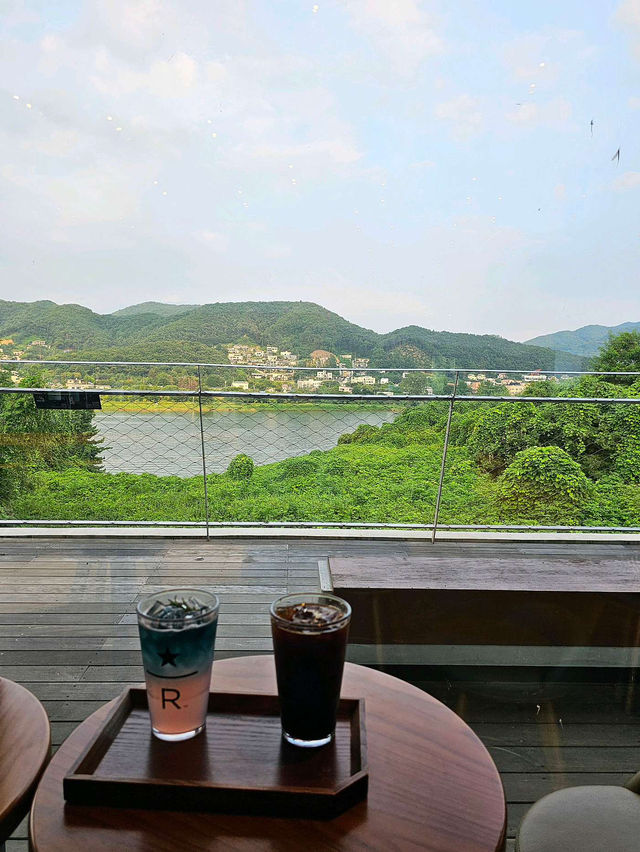 스타벅스 북한강R점 남양주 카페 ෆ˃̵͈̑ᴗ˂̵͈̑ෆ 