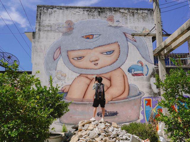 Street Art บ้านโป่ง สายอาร์ตต้องมาโดน