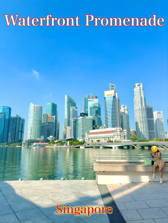 シンガポール　シンガポール観光　Waterfront Promenadeからのマリーナ湾も最高だぞ！