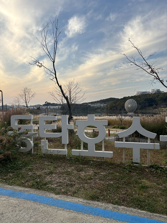 자연을 느끼면서 한적함을 느끼기 좋은 호수공원💚