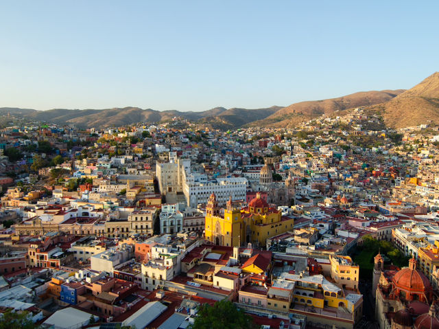 Colorful skyline of Guanajuato