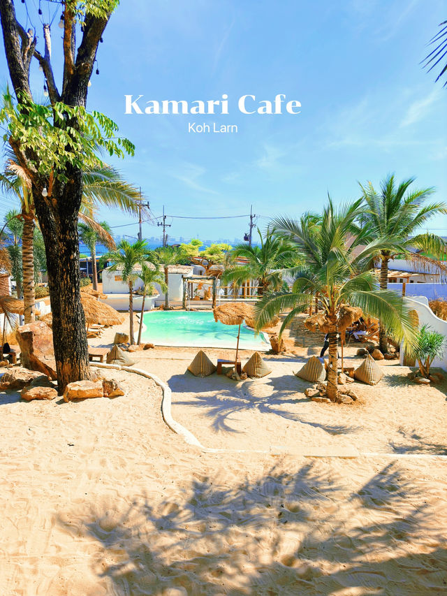 คาเฟ่สไตล์Beach บรรยากาศสุดน่ารักมีน้องหมูวิ่งไปมา
