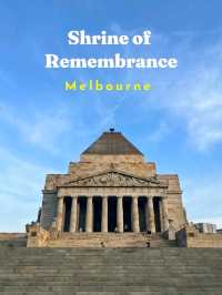 Shrine of Remembrance is a must visit in Melnourne